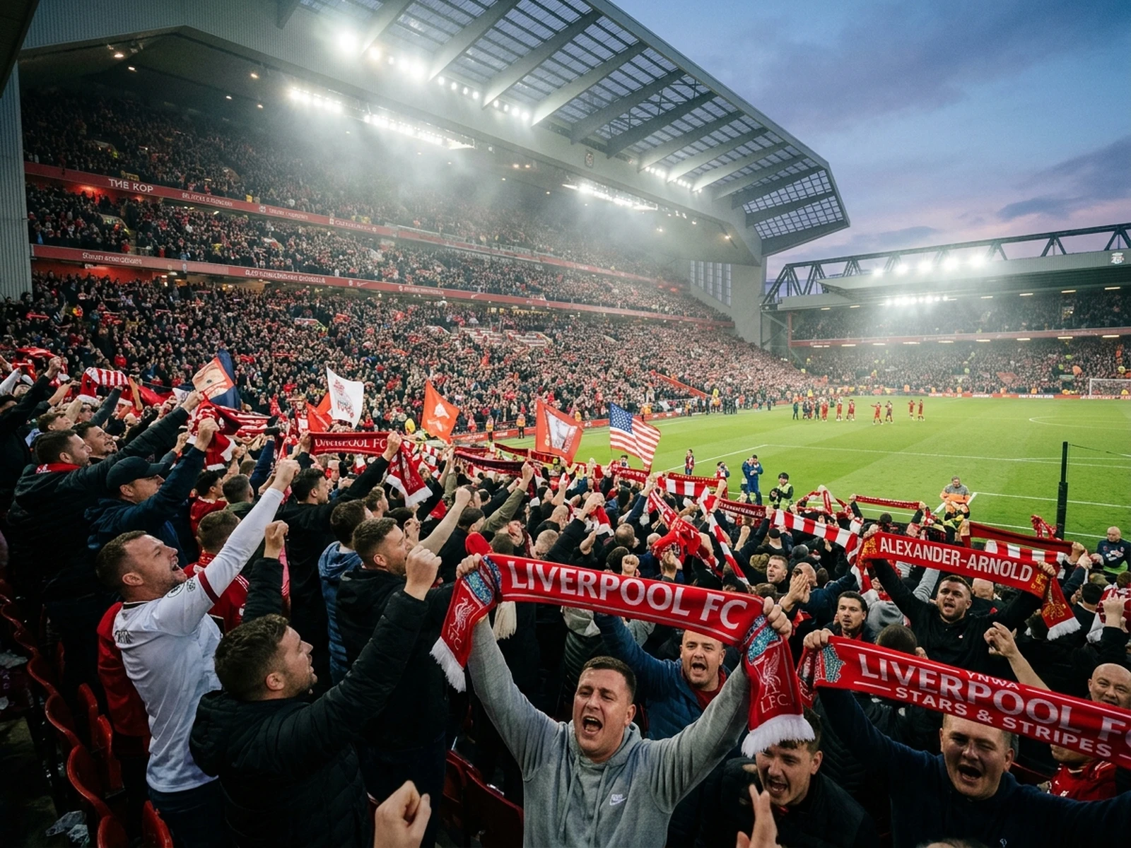 Premier League Football Crowd